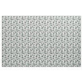 Tissu Motif de fleurs tropical blanc (Yard)