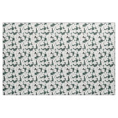 Tissu Motif de fleurs tropical blanc (Fat Quarter)