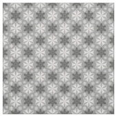 Tissu Motif de Flocon de neige blanc gris clair (Échantillon)
