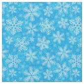 Tissu Motif de flocons blancs (Fermer)