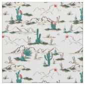 Tissu Motif de floraison de Succulents (fermé)