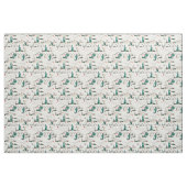 Tissu Motif de floraison de Succulents (Fat Quarter)