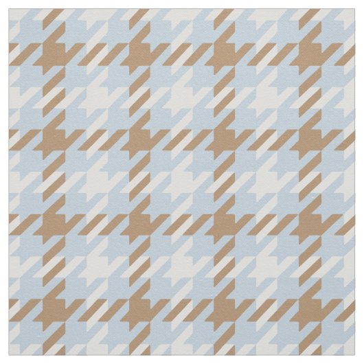 Tissu motif de fond bleu et beige rétro (Échantillon)