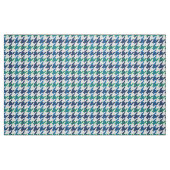 Tissu motif de fond bleu et vert rétro (Fat Quarter)