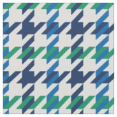 Tissu motif de fond bleu et vert rétro (Détail)