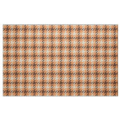 Tissu motif de fond orange et marron rétro (Fat Quarter)