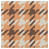 Tissu motif de fond orange et marron rétro (Détail)