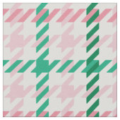 Tissu motif de fond rose et vert rétro (Détail)