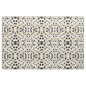 Tissu Motif de formes géométriques Noir Or moderne (Fat Quarter)