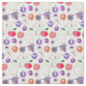 Tissu Motif de fruits (Fermer)