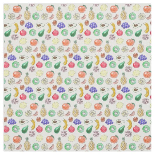 Tissu Motif de fruits (Échantillon)