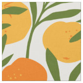 Tissu Motif de fruits d'agrumes orange (Fermer)