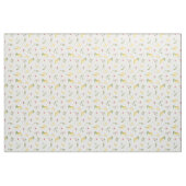 Tissu Motif de fruits de citron jaune brillant d'été mod (Fat Quarter)