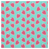 Tissu Motif de fruits de fraise cuite (Échantillon)