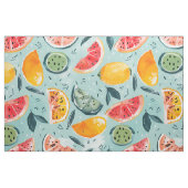 Tissu Motif de fruits d'été | Pastèque & Citrus sans cou (Fat Quarter)