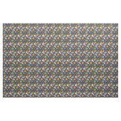 Tissu Motif de fusée spatiale extra-atmosphérique UFO (Fat Quarter)