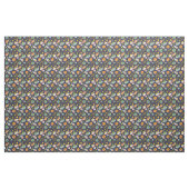 Tissu Motif de fusée spatiale OVNI mignon (Fat Quarter)