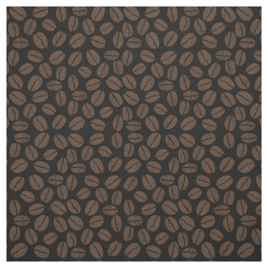 Tissu Motif de grains de café (Échantillon)