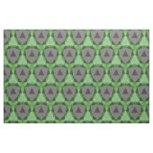 Tissu Motif de gris et de vert (Fat Quarter)