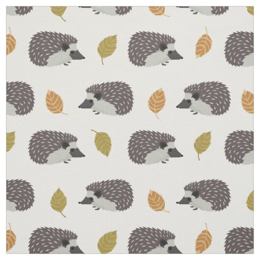 Tissu Motif de hérisson (Échantillon)