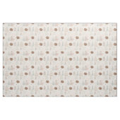 Tissu Motif de hérisson de bois mignon (Fat Quarter)