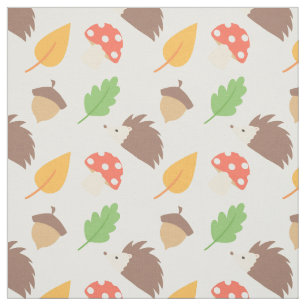 Tissu Motif de hérisson de chute
