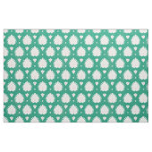 Tissu motif de ikat rose vert à texture moderne (Yard)