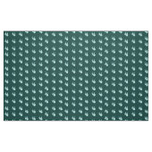 Tissu motif de jeu de quilles turquoise (Fat Quarter)