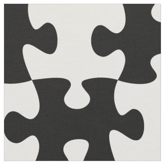 Tissu Motif de Jigsaw (Fermer)