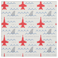 Motif de la chemise à fin de requin FA-18 personna