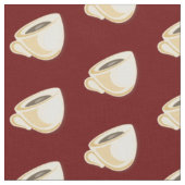 Tissu Motif de la coupe du café (Fermer)