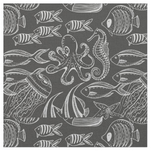 Tissu Motif de la Mer Noire