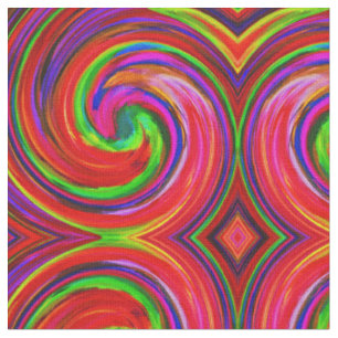 Tissu Motif de la spirale Abstraite #105
