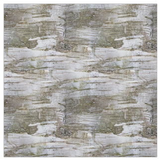 Tissu Motif de la texture de l'écorce de Birch Tree Faux
