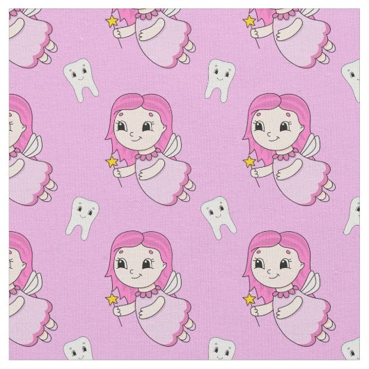 Tissu Motif de laiterie rose (Fermer)