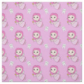 Tissu Motif de laiterie rose (Échantillon)