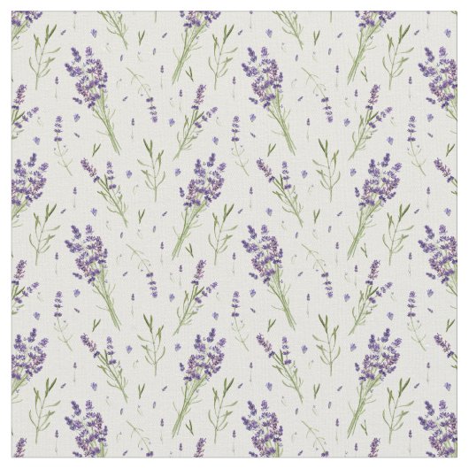 Tissu Motif de lavande (Fermer)