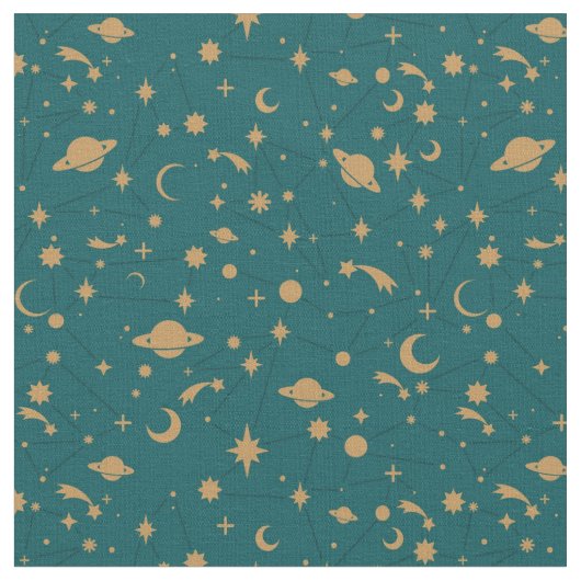 Tissu Motif de l'espace (Fermer)