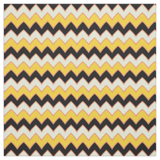 Tissu Motif de l'hippie jaune Chevron ZigZag Boho