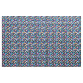 Tissu Motif de libellules vibrantes (Yard)
