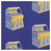 Tissu Motif de librairie rétro (Fermer)