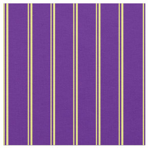 Tissu Motif de lignes/bandes de couleur jaune et indienn