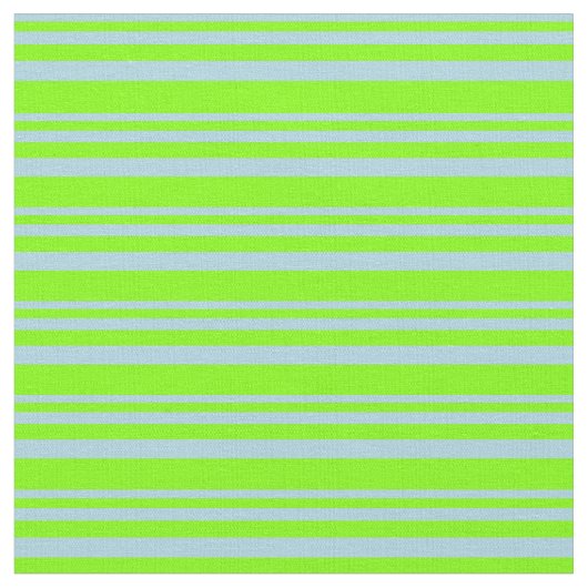 Tissu Motif de lignes Bleu clair et Chartreuse (Fermer)