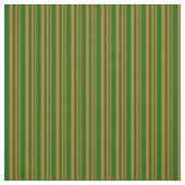 Tissu Motif de lignes chocolat et vert foncé (Échantillon)
