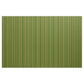 Tissu Motif de lignes chocolat et vert foncé (Fat Quarter)