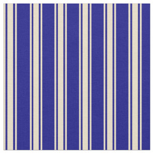 Tissu Motif de lignes de couleur bleue et bronzée