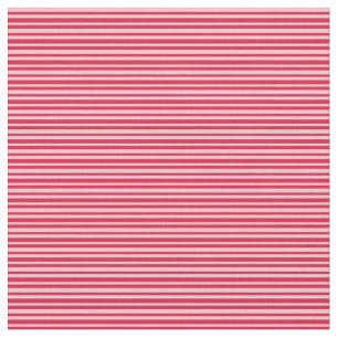 Tissu Motif de lignes et de bandes Crimson et rose