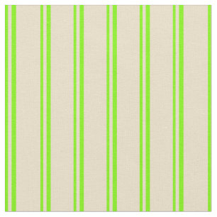 Tissu Motif de lignes et de bandes de couleur verte et b