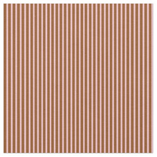Tissu Motif de lignes et de bandes roses et Brown