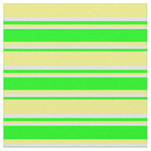 Tissu Motif de lignes jaune, jaune citron et jaune clair